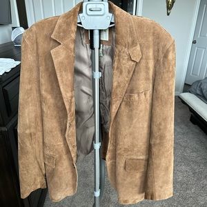 Suede blazer